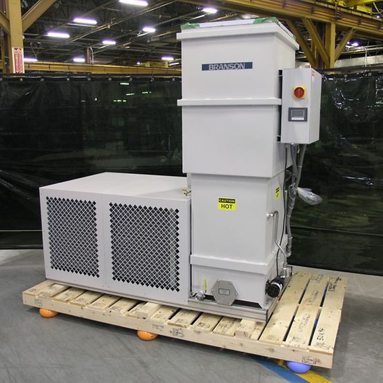 Branson SRS Serisi Solvent Kurtarma Damıtma Görüntüleri