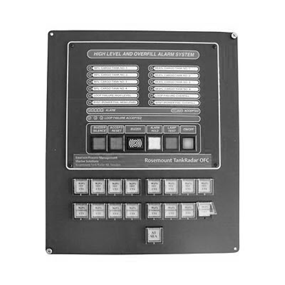 Rosemount™ OCA 51 Taşma Alarm Kabini (Eski)